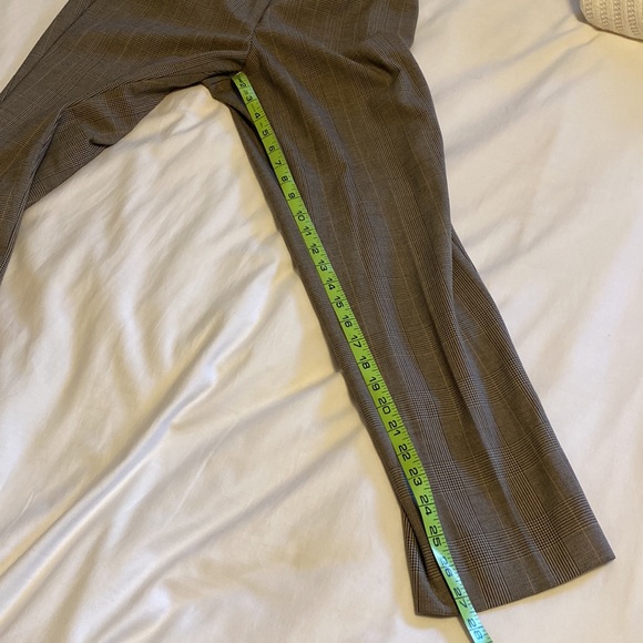 Talbots grey high-waist straight pants / Size 8P - Picture 2 of 7